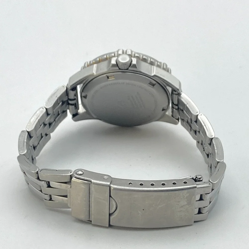 Momentum M1 Women's Diver Watch 30mm Silver Tone Blue Dial 200M New Battery 6